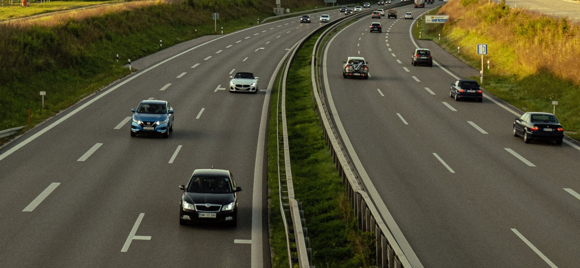 Cars on Highway at Daytime